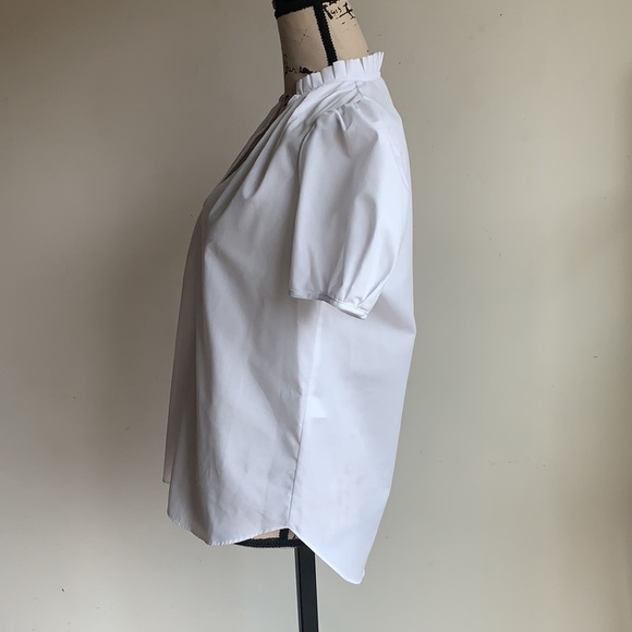 River Island White V-Neck Top Size 6 NWT - Picture 4 of 10